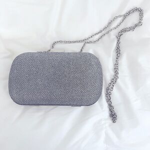 Jessica McClintock Purse Silver.